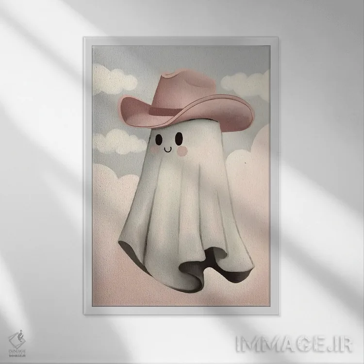 تابلو دکوراتیو سلام روح اثر امانوئلا کاراتونی - نمای قابدار سفید