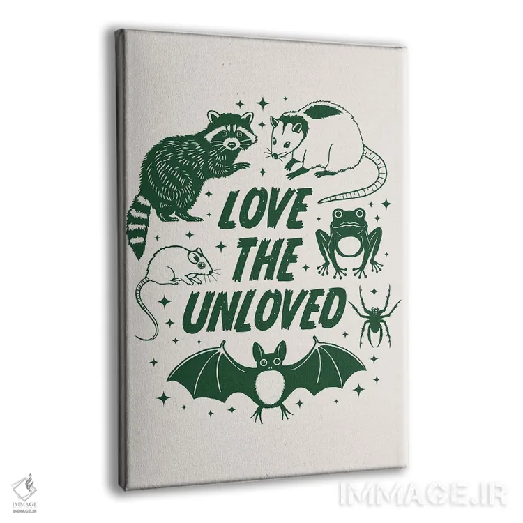 تابلو دکوراتیو دوست داشتن ناخوددوستان اثر امانوئلا کاراتونی - نمای پرسپکتیو محصول