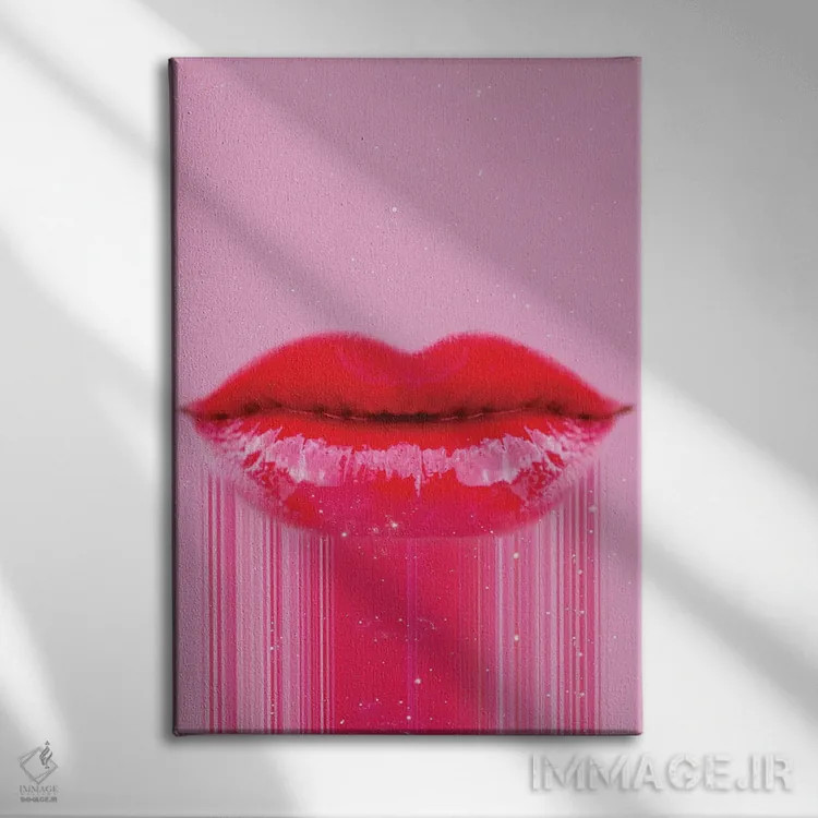 تابلو مدرن عزیز من اثر امانوئلا کاراتونی - نمای روبهرو روی دیوار