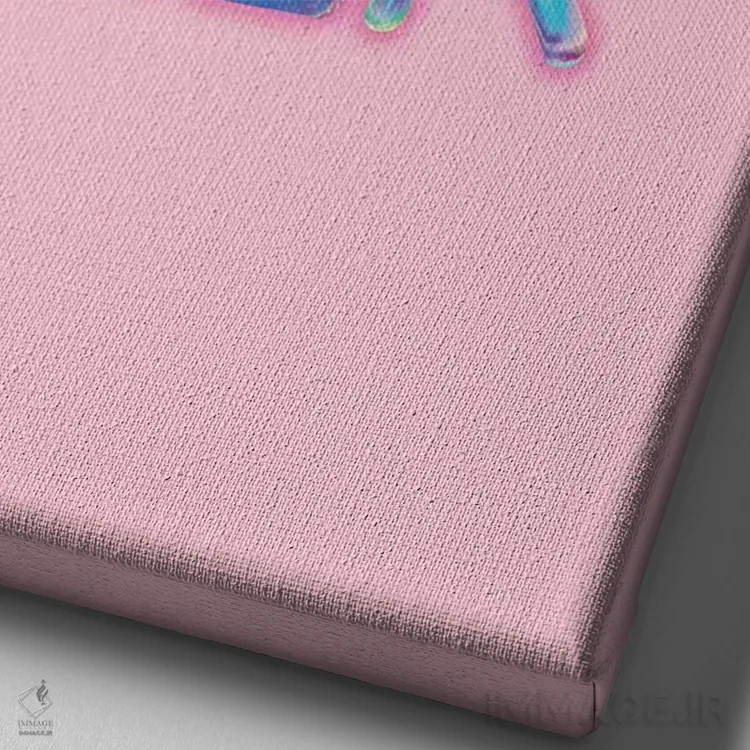 تابلو مدرن تابستان اثر امانوئلا کاراتونی - نمای نزدیک بافت بوم