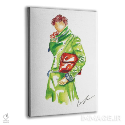 تابلو دکوراتیو ترنچ اثر کلر تامپسون - نمای پرسپکتیو محصول