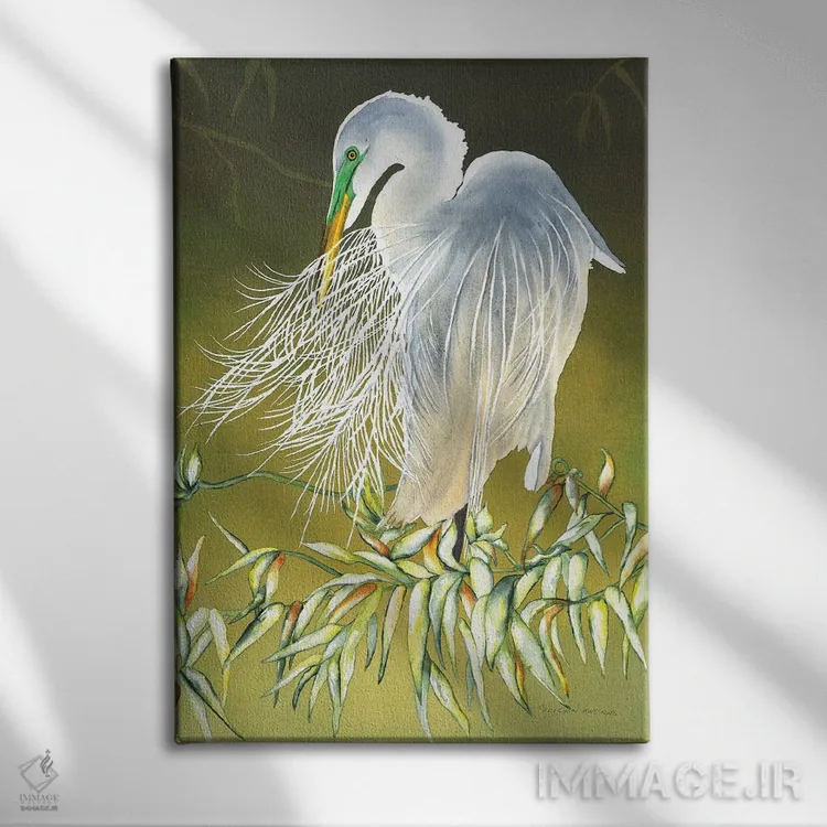 تابلو دکوراتیو جویای همدم اثر کریستین ریشو - نمای روبهرو روی دیوار