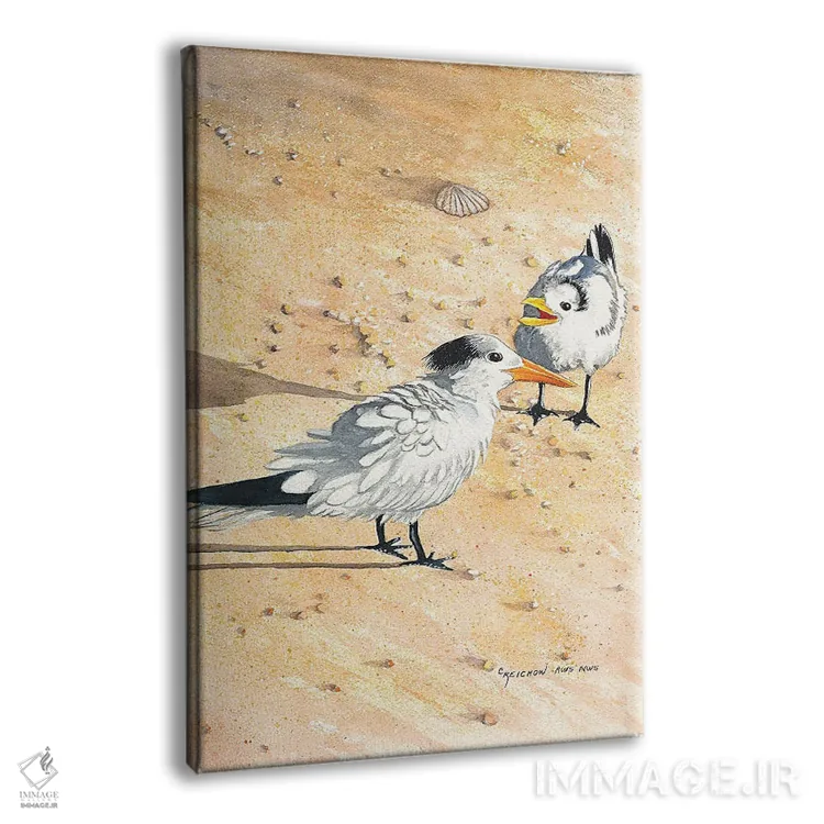 تابلو دکوراتیو شنیدی منو؟ اثر کریستین ریشو - نمای پرسپکتیو محصول