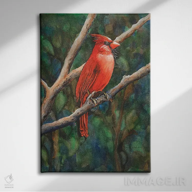 تابلو دکوراتیو آقای کارباورال اثر کریستین ریشو - نمای روبهرو روی دیوار