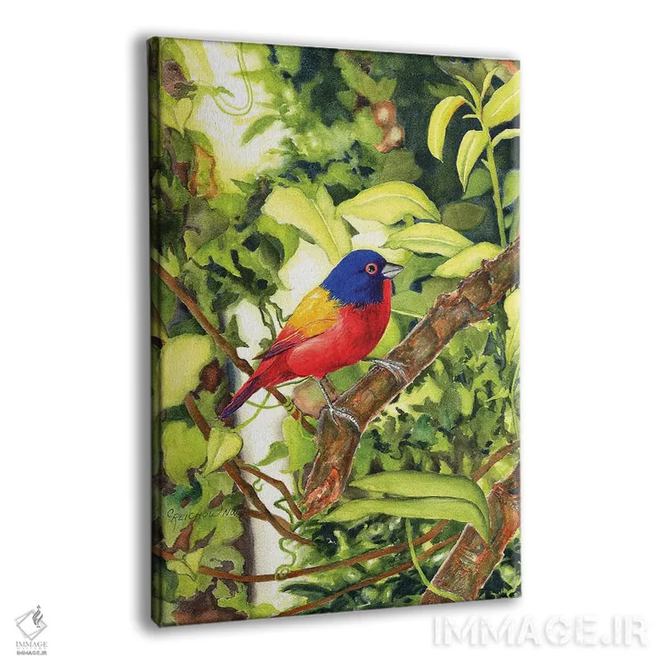 تابلو دکوراتیو پینتد بانتینگ اثر کریستین ریشو - نمای پرسپکتیو محصول