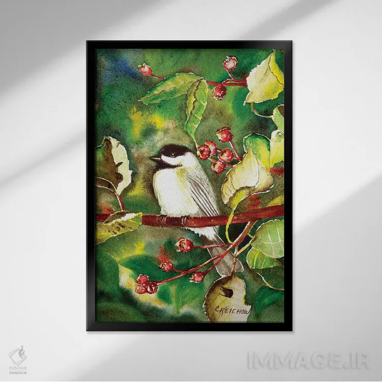 تابلو دکوراتیو جوجه کوچولوی من اثر کریستین ریشو - نمای قابدار مشکی