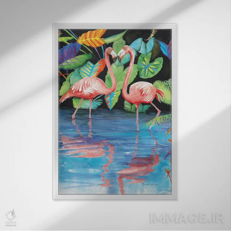 تابلو دکوراتیو این لحظه جادویی اثر کریستین ریشو - نمای قابدار سفید