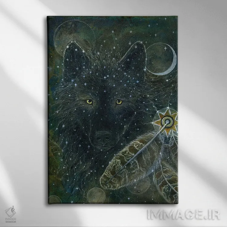 تابلو دکوراتیو برادر روحی اثر کتی مک کللند - نمای روبهرو روی دیوار