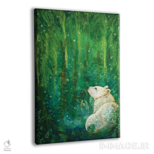 تابلو دکوراتیو سرزمین خرس روح اثر کتی مک کللند - نمای پرسپکتیو محصول