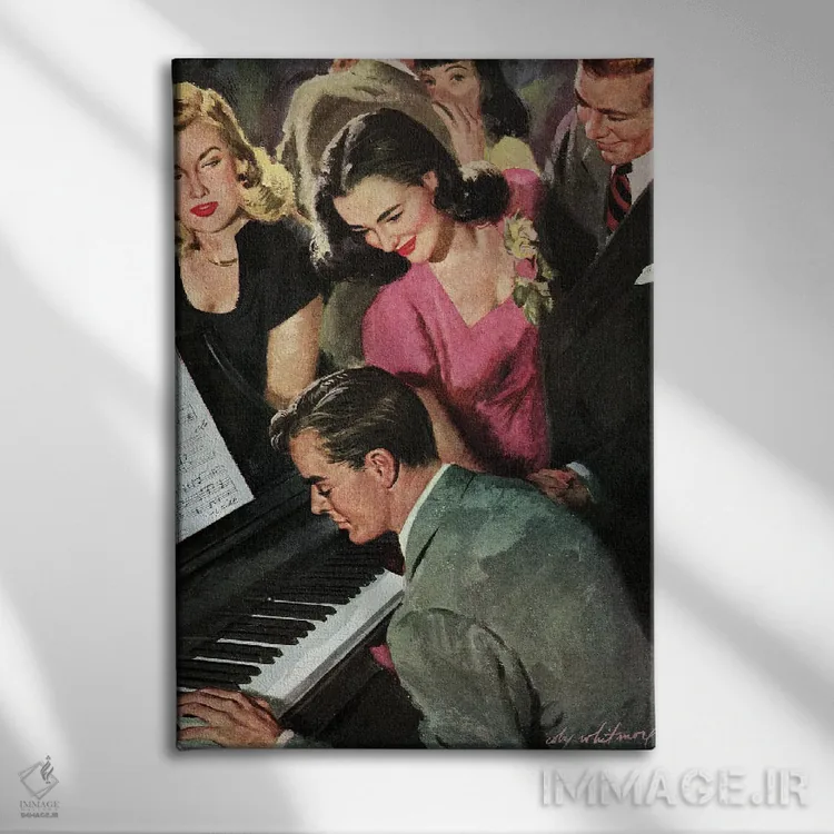 تابلو دکوراتیو باخت تلخ اثر کوبی ویت مور - نمای روبهرو روی دیوار