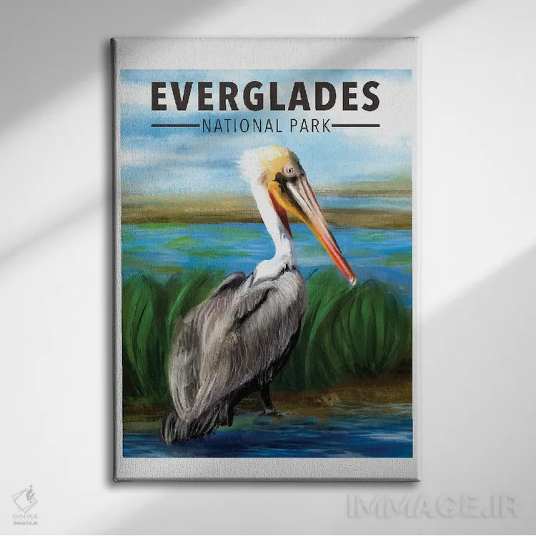 تابلو دکوراتیو سفر به اورگلیدز اثر ستردی ایونینگ پست - نمای روبهرو روی دیوار