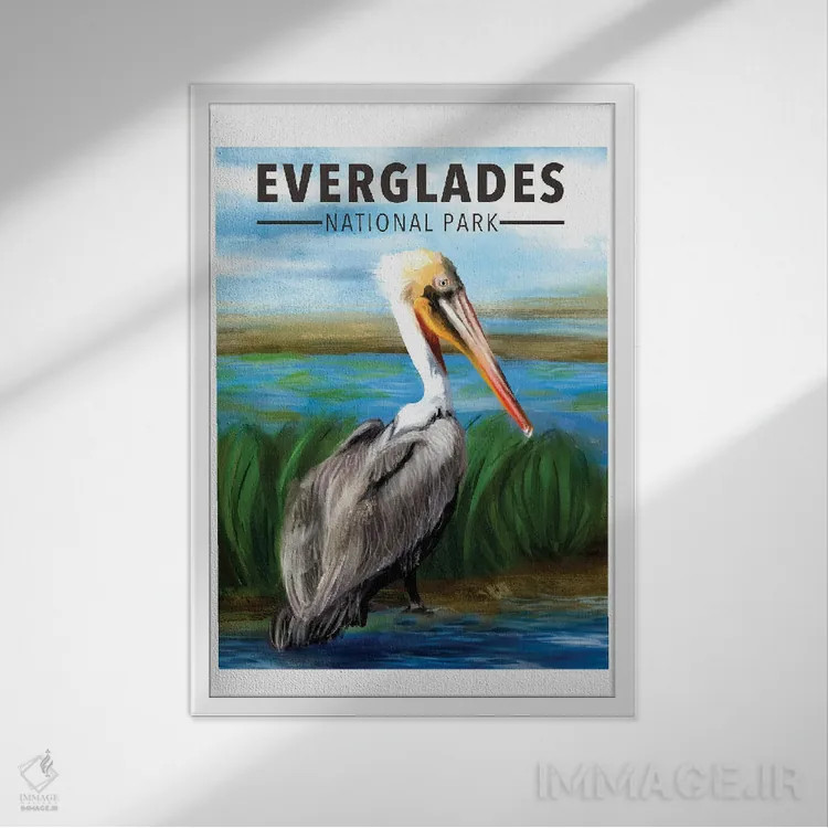 تابلو دکوراتیو سفر به اورگلیدز اثر ستردی ایونینگ پست - نمای قابدار سفید