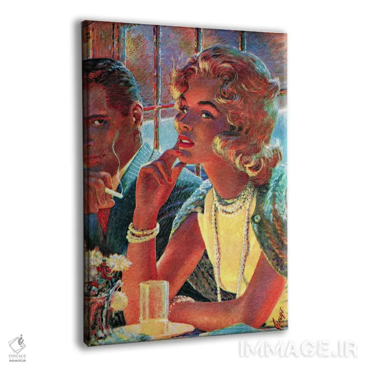 تابلو دکوراتیو تغییر محبت اثر ادوین جورجی - نمای پرسپکتیو محصول