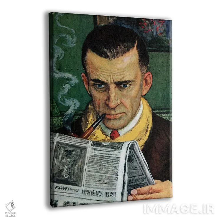 تابلو دکوراتیو چگونه می توانم به خانه برگردم اثر فلوید دیویس - نمای پرسپکتیو محصول