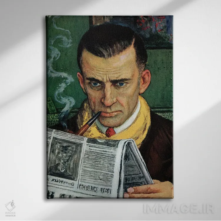 تابلو دکوراتیو چگونه می توانم به خانه برگردم اثر فلوید دیویس - نمای روبهرو روی دیوار