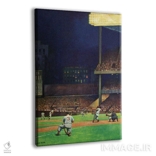 تابلو دکوراتیو ورزشگاه یانکی اثر جان فالتر - نمای پرسپکتیو محصول