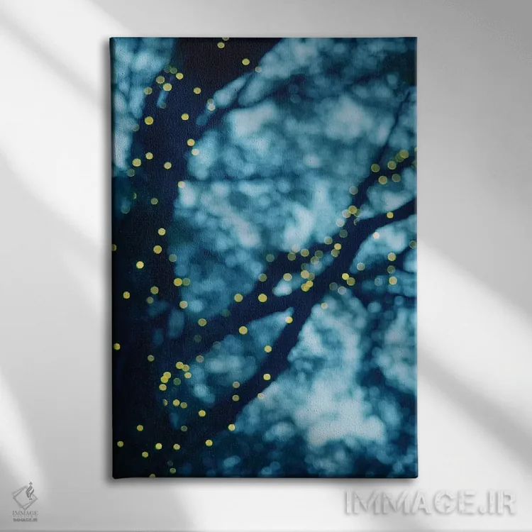 تابلو دکوراتیو در میان بوکه ۱ اثر چلسیا ویکتوریا - نمای روبهرو روی دیوار