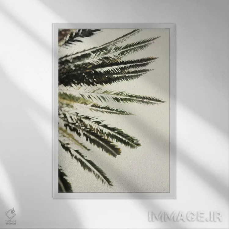 تابلو دکوراتیو کف دستان اثر چلسیا ویکتوریا - نمای قابدار سفید