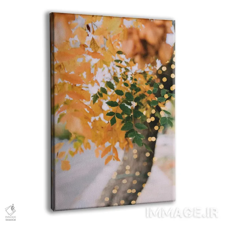 تابلو دکوراتیو درخشش پاییزی اثر چلسیا ویکتوریا - نمای پرسپکتیو محصول