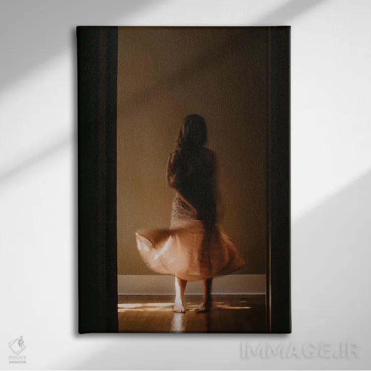 تابلو دکوراتیو ملکه رقص اثر چلسیا ویکتوریا - نمای روبهرو روی دیوار