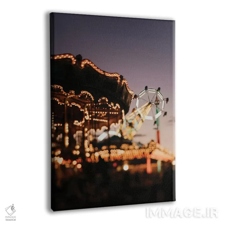 تابلو دکوراتیو امبره ماه اوت اثر چلسیا ویکتوریا - نمای پرسپکتیو محصول