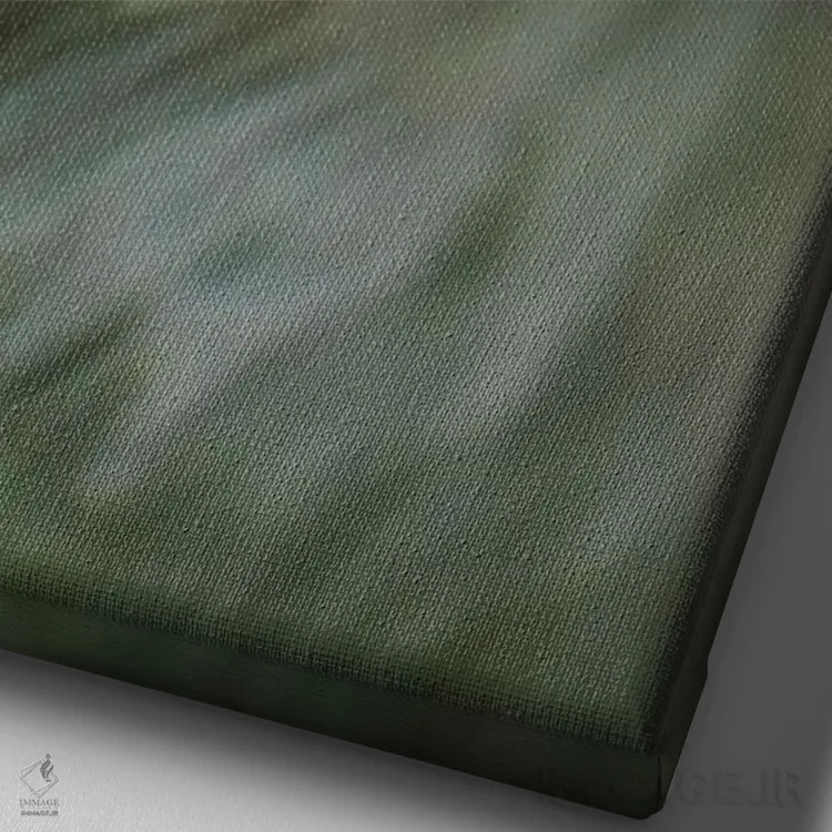 تابلو دکوراتیو آلوها آلوها اثر چلسیا ویکتوریا - نمای نزدیک بافت بوم