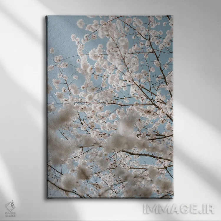 تابلو دکوراتیو عشق گیلاسی اثر چلسیا ویکتوریا - نمای روبهرو روی دیوار