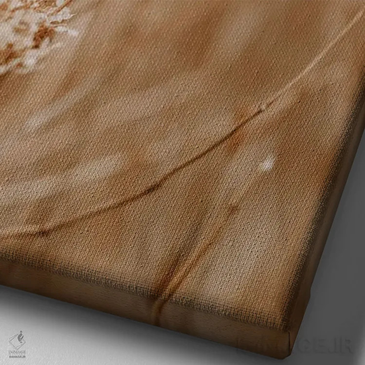 تابلو دکوراتیو آخرین ادریسی اثر چلسیا ویکتوریا - نمای نزدیک بافت بوم