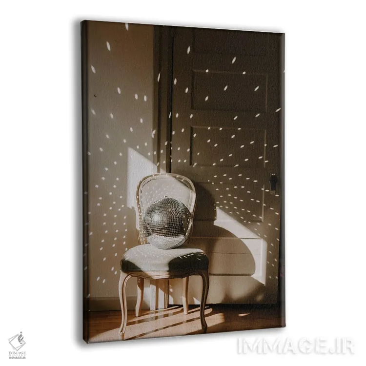 تابلو دکوراتیو چرخش دیسکو اثر چلسیا ویکتوریا - نمای پرسپکتیو محصول