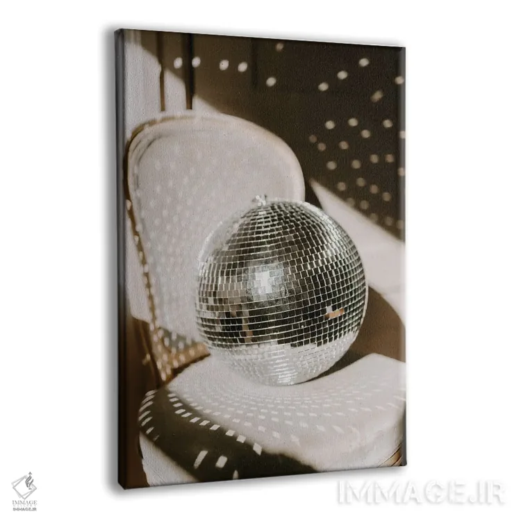 تابلو دکوراتیو نور دیسکو اثر چلسیا ویکتوریا - نمای پرسپکتیو محصول