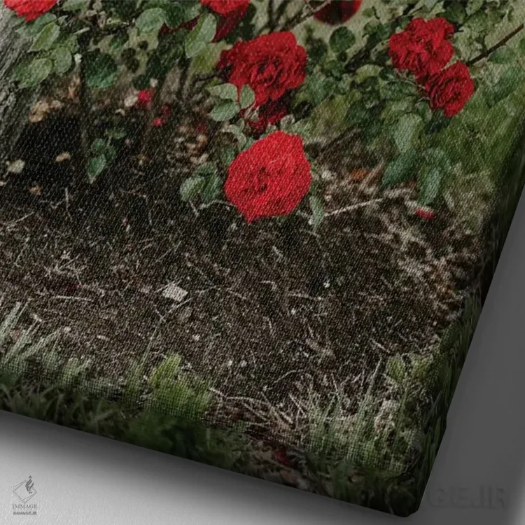 تابلو دکوراتیو خانه ساحلی اثر چلسیا ویکتوریا - نمای نزدیک بافت بوم