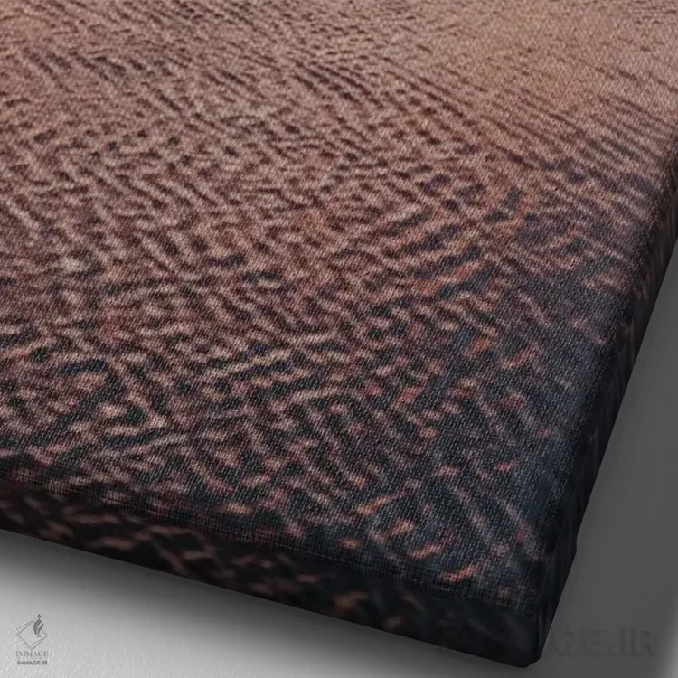 تابلو دکوراتیو باتلاق ها اثر چلسیا ویکتوریا - نمای نزدیک بافت بوم