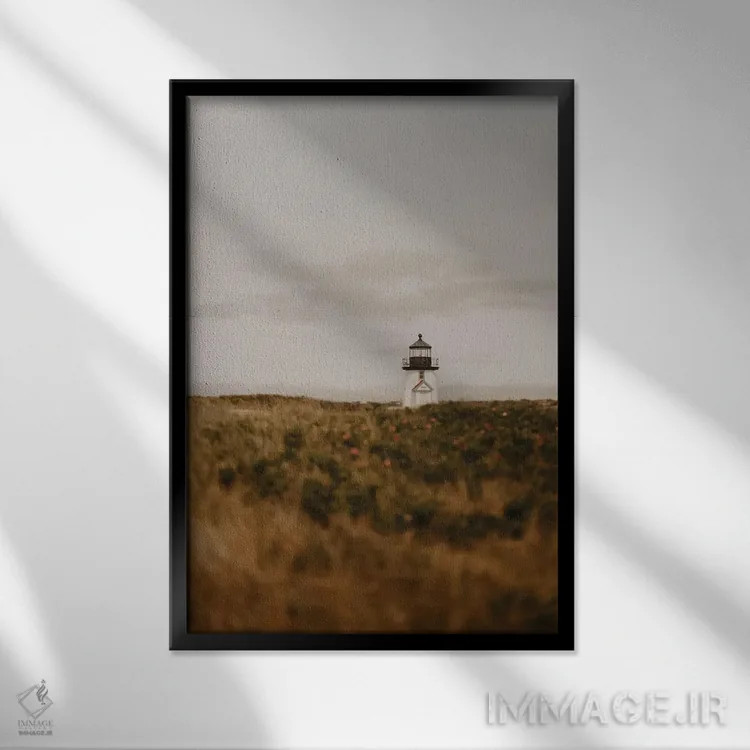 تابلو دکوراتیو نقطه برنت اثر چلسیا ویکتوریا - نمای قابدار مشکی