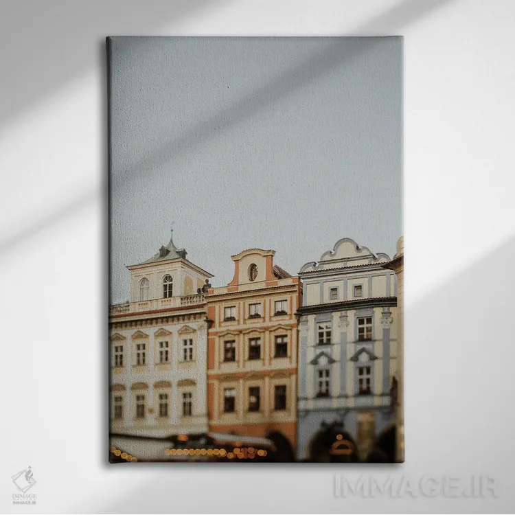 تابلو دکوراتیو بانوان پراگ اثر چلسیا ویکتوریا - نمای روبهرو روی دیوار