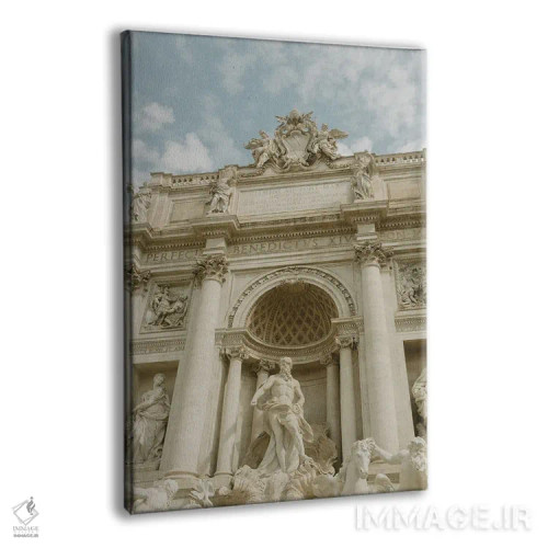 تابلو دکوراتیو فواره تروی اثر چلسیا ویکتوریا - نمای پرسپکتیو محصول