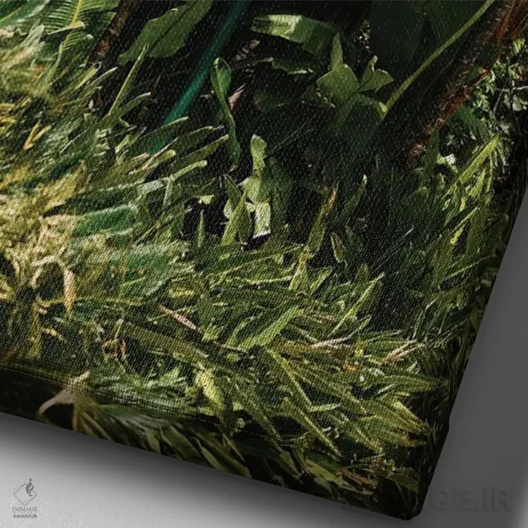 تابلو دکوراتیو هتل بورلی هیلز اثر چلسیا ویکتوریا - نمای نزدیک بافت بوم