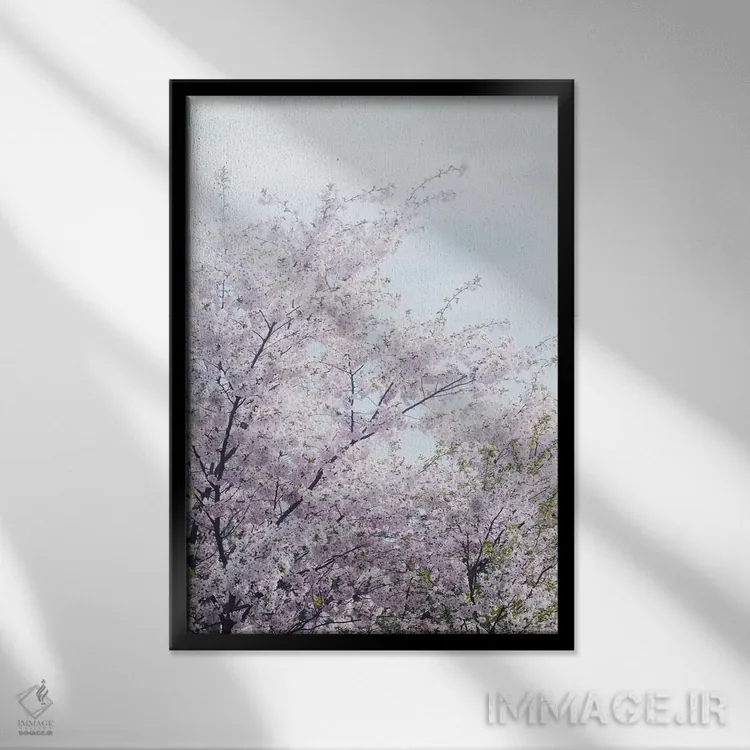 تابلو دکوراتیو بیداری اثر چلسیا ویکتوریا - نمای قابدار مشکی