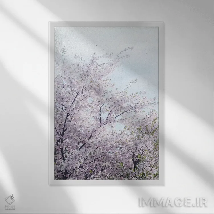 تابلو دکوراتیو بیداری اثر چلسیا ویکتوریا - نمای قابدار سفید