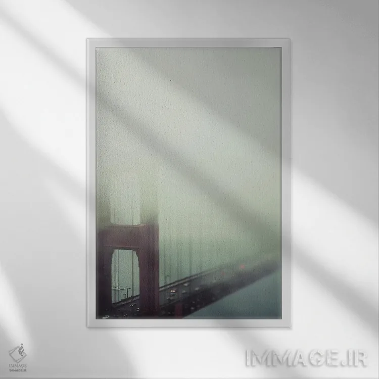 تابلو دکوراتیو پل اثر چلسیا ویکتوریا - نمای قابدار سفید