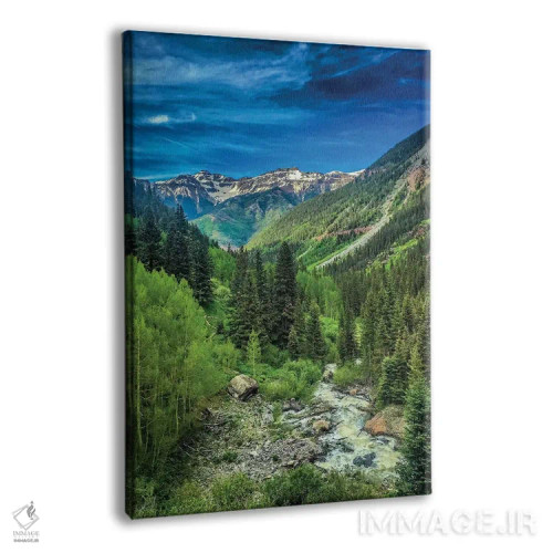 تابلو دکوراتیو آبشار برکریک اثر کیتلین ورا - نمای پرسپکتیو محصول