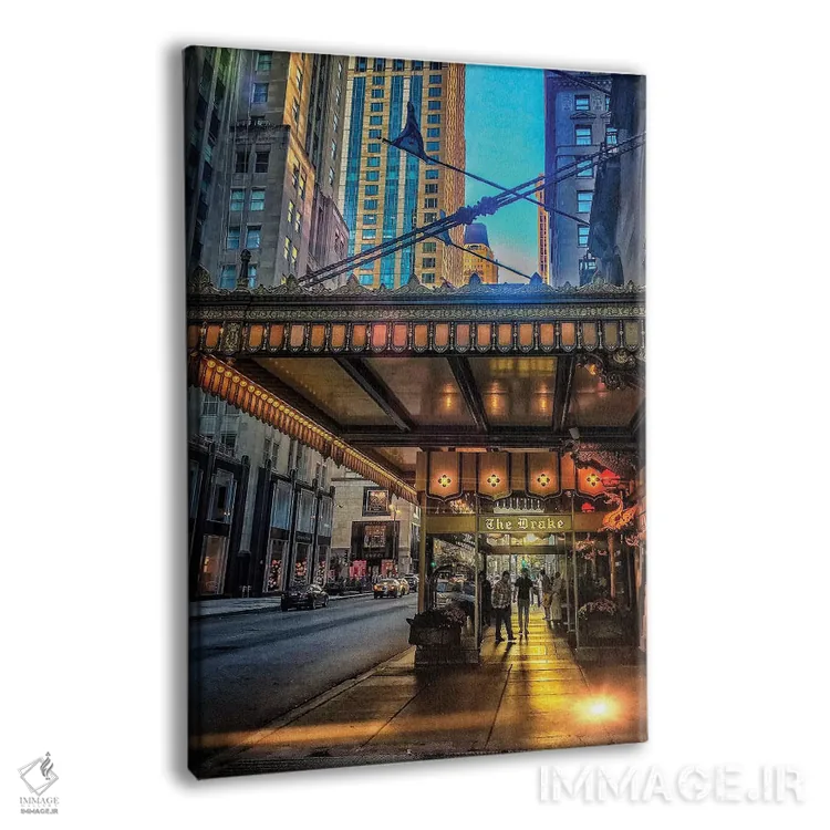 تابلو دکوراتیو دریک اثر کیتلین ورا - نمای پرسپکتیو محصول