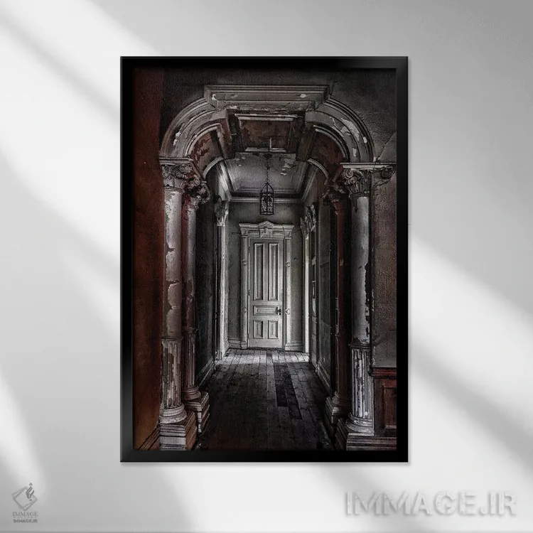 تابلو دکوراتیو در دیگر اثر کیتلین ورا - نمای قابدار مشکی