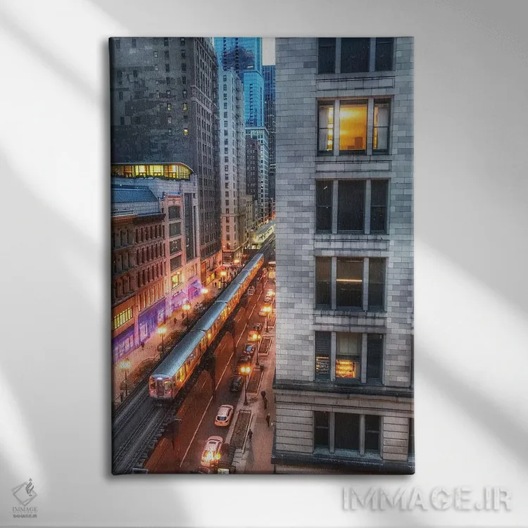 تابلو دکوراتیو پنجره اثر کیتلین ورا - نمای روبهرو روی دیوار