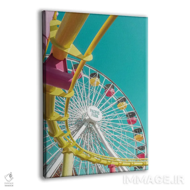 تابلو دکوراتیو چرخ اقیانوس آرام ۲ اثر کارلوس وارگاس - نمای پرسپکتیو محصول