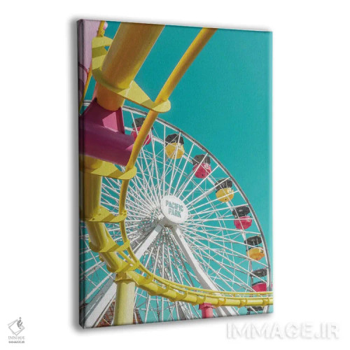 تابلو دکوراتیو چرخ اقیانوس آرام ۲ اثر کارلوس وارگاس - نمای پرسپکتیو محصول