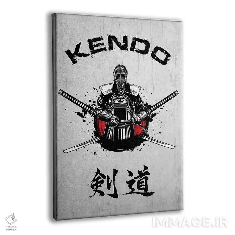 تابلو دکوراتیو مبارز کندو اثر کورنل ولاد - نمای پرسپکتیو محصول