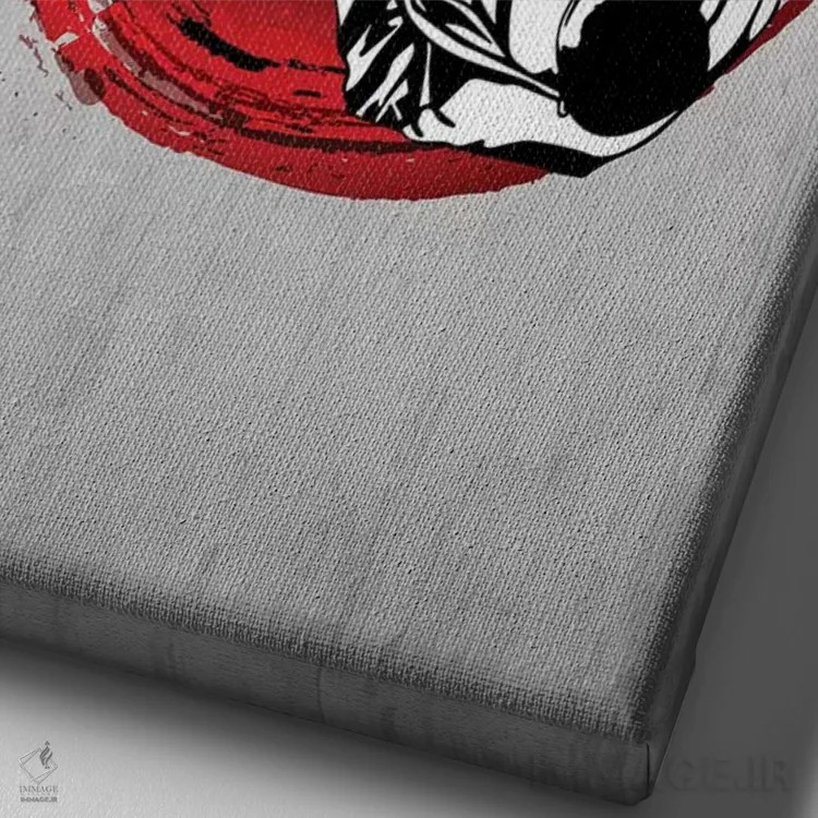 تابلو دکوراتیو جوجیتسو اثر کورنل ولاد - نمای نزدیک بافت بوم