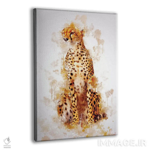 تابلو دکوراتیو یوزپلنگ اثر کورنل ولاد - نمای پرسپکتیو محصول