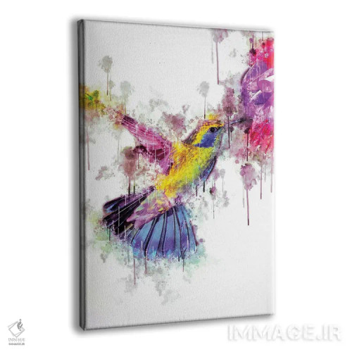 تابلو دکوراتیو مرغ مگس خوار اثر کورنل ولاد - نمای پرسپکتیو محصول