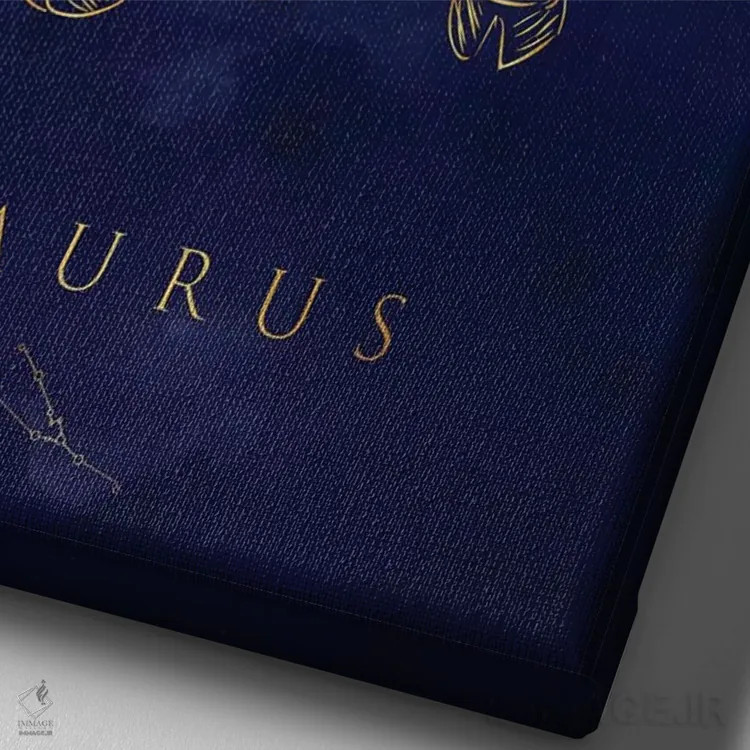 تابلو دکوراتیو برج ثور اثر کورنل ولاد - نمای نزدیک بافت بوم